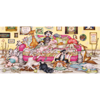 GIBSONS Panoramatické puzzle Po prechádzke 636 dielikov