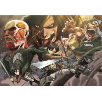 CLEMENTONI Puzzle Anime Collection: Útok titánov (Attack on Titans) 500 dielikov