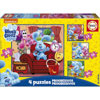EDUCA Puzzle Blue&#39;s Clues 4v1 (12,16,20,25 dielikov)