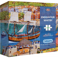 GIBSONS Puzzle Endeavour Whitby 500 dielikov