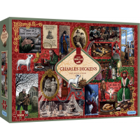 GIBSONS Puzzle Knižný klub: Charles Dickens 1000 dielikov