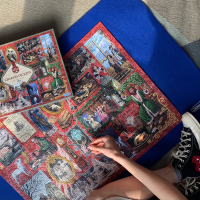 GIBSONS Puzzle Knižný klub: Charles Dickens 1000 dielikov