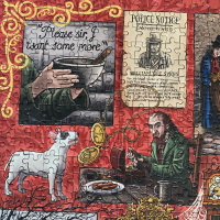 GIBSONS Puzzle Knižný klub: Charles Dickens 1000 dielikov