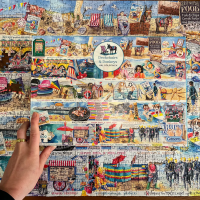 GIBSONS Puzzle Lehátka a oslíci 1000 dielikov
