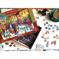 GIBSONS Puzzle Limitovaná vianočná edícia: Zimná ríša zázrakov 1000 dielikov