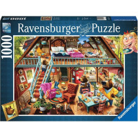 RAVENSBURGER Puzzle Pristihnutá! (Mášenka a tri medvede) 1000 dielikov