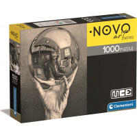 CLEMENTONI Puzzle Novo Art Series: Ruka s reflexnou guľou 1000 dielikov