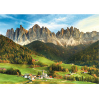 TREFL Puzzle s triedičom 2v1 Dolomity, Taliansko 1000 dielikov