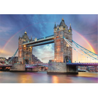 TREFL Puzzle s triedičom 2v1 Tower Bridge, Londýn 1000 dielikov