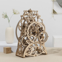 ROBOTIME Roker 3D drevené puzzle Kyvadlové hodiny 166 dielikov