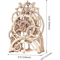 ROBOTIME Roker 3D drevené puzzle Kyvadlové hodiny 166 dielikov