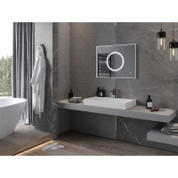 Obdĺžnikové zrkadlo MEXEN KOGA 80x60 cm - s LED podsvietením a vyhrievaním, 9821-080-060-611-00