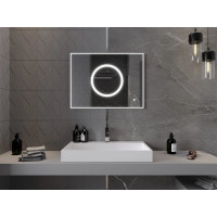 Obdĺžnikové zrkadlo MEXEN KOGA 80x60 cm - s LED podsvietením a vyhrievaním, 9821-080-060-611-00