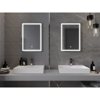 Obdĺžnikové zrkadlo MEXEN MIKO 50x70 cm - s LED podsvietením a vyhrievaním, 9819-050-070-611-00