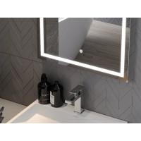 Obdĺžnikové zrkadlo MEXEN MIKO 60x80 cm - s LED podsvietením a vyhrievaním, 9819-060-080-611-00