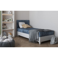 Čalúnená posteľ LAGOS I - 200x90 cm - modrá