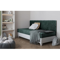 Čalúnená posteľ LAGOS II - 200x90 cm - zelená