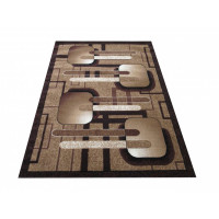 Kusový koberec ALPHA Slide - hnědý