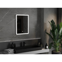 Obdĺžnikové zrkadlo MEXEN NAVIA 50x70 cm - s LED podsvietením a vyhrievaním, 9803-050-070-611-00