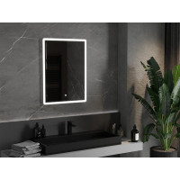 Obdĺžnikové zrkadlo MEXEN NAVIA 60x80 cm - s LED podsvietením a vyhrievaním, 9803-060-080-611-00