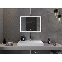 Obdĺžnikové zrkadlo MEXEN NAVIA 80x60 cm - s LED podsvietením a vyhrievaním, 9803-080-060-611-00