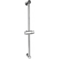 Sprchová nerezová tyč s držiakom na ručnú sprchu - 65,5 cm - chrómová