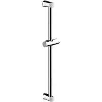 Sprchová nerezová tyč s držiakom na ručnú sprchu - 60 cm - chrómová