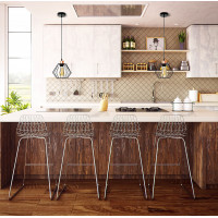 Stropné svietidlo SIENA long - čierne/rose gold