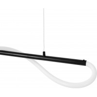 Stropné LED svietidlo CURVE - 60W - čierne