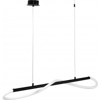 Stropné LED svietidlo CURVE - 60W - čierne