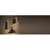 Stropné svietidlo ASTI set C, C, C - čierne - obdĺžniková základňa