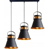 Stropné svietidlo ASTI set C, C, C - čierne - obdĺžniková základňa