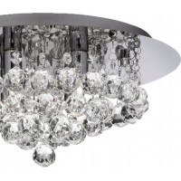 Stropné krištáľové svietidlo CRYSTAL round 30x30 cm