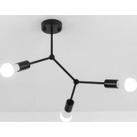 Stropné svietidlo SIGMA 3 - čierne