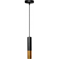Stropné svietidlo SPIKE long 29,5 cm - čierne/zlaté