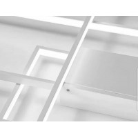 Stropné LED svietidlo LABYRINTH 100W - biele + ovládač