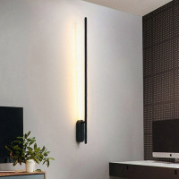 Nástenné LED svietidlo ROD side - 92 cm - 12W - čierne