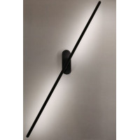 Nástenné LED svietidlo ROD centier - 92 cm - 12W - čierne