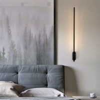 Nástenné LED svietidlo ROD side - 92 cm - 12W - čierne