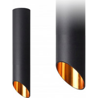 Stropné svietidlo SPIKE 30 cm - čierne/zlaté