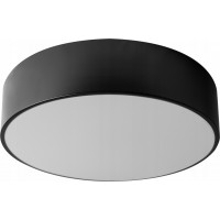 Stropné svietidlo COLE round - 40x40x8 cm - čierne