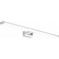 Nástenné LED svietidlo nad zrkadlo WALL - 68 cm - 15W - chrómové