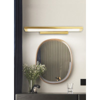 Nástenné LED svietidlo nad zrkadlo FLAT - 60 cm - 12W - zlaté