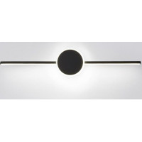 Nástenné LED svietidlo nad zrkadlo PROPELLER - 41 cm - 7W - čierne