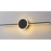 Nástenné LED svietidlo nad zrkadlo PROPELLER - 41 cm - 7W - čierne