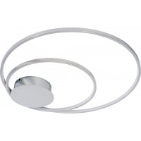 Stropné LED svietidlo CIRCLES - 110W - chrómové - s ovládačom