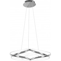 Stropné LED svietidlo HALO 120W - chrómové + ovládač