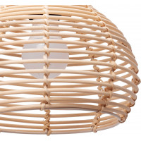 Stropné svietidlo BOHO small bulb - bambusové/čierne