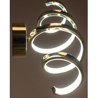Nástenné LED svietidlo VORTEX long - 18W - zlaté