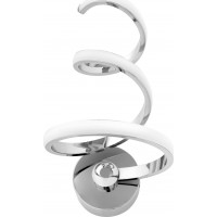 Nástenné LED svietidlo VORTEX half - 18W - chrómové